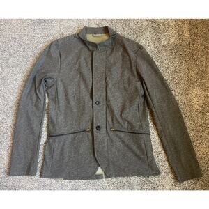Lululemon TrailBlazer Herringbone Jacket Men's Medium Zip Button Travel Work